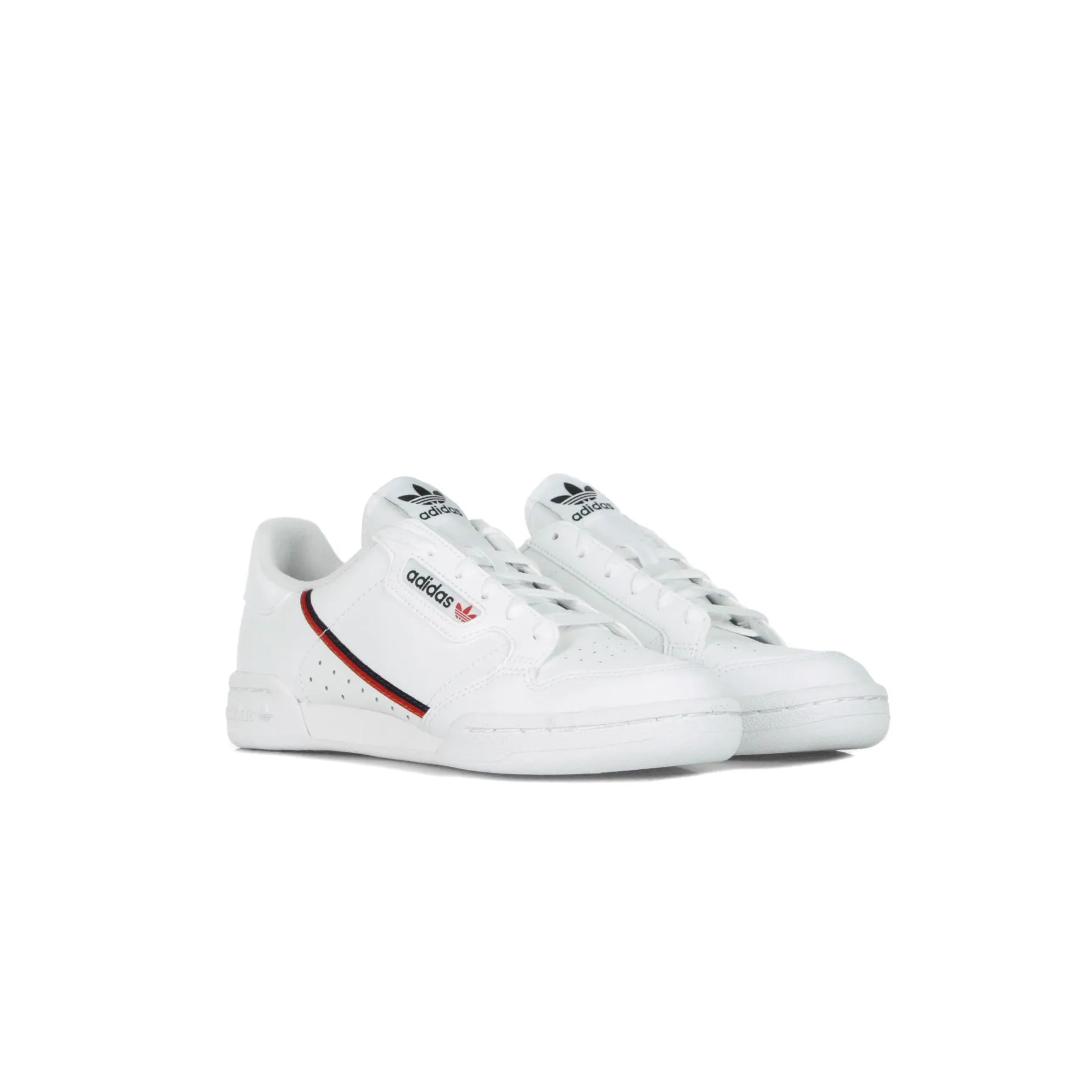 Scarpa Bassa Ragazzo Continental 80 J Cloud White/scarlet/collegiate Navy