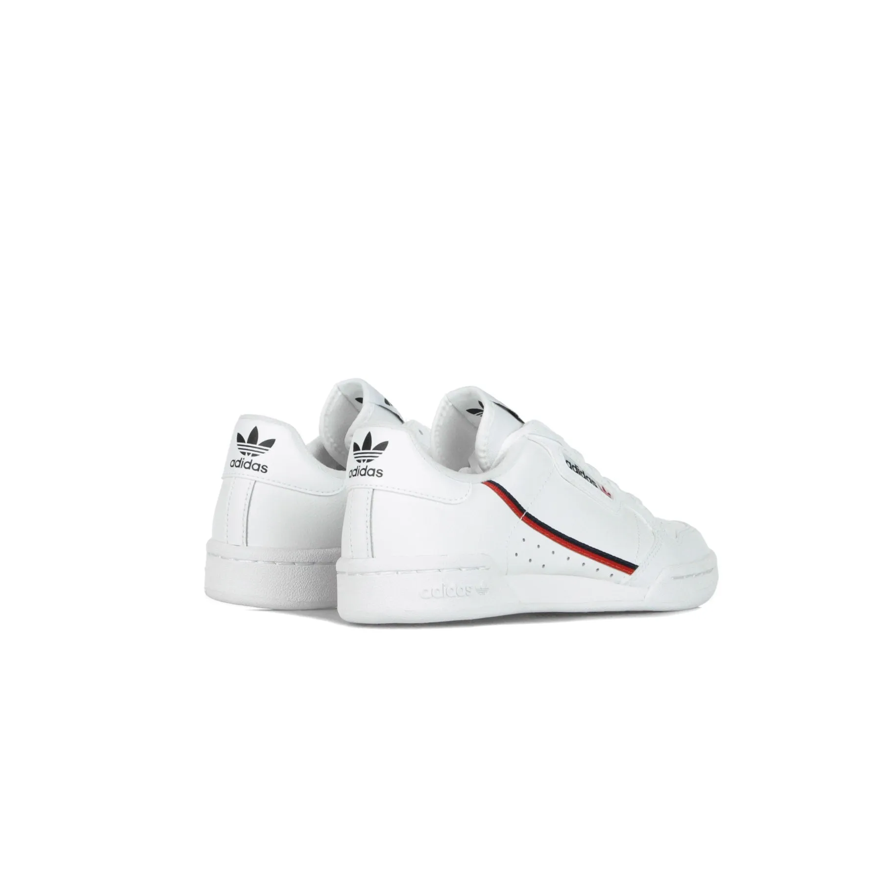 Scarpa Bassa Ragazzo Continental 80 J Cloud White/scarlet/collegiate Navy