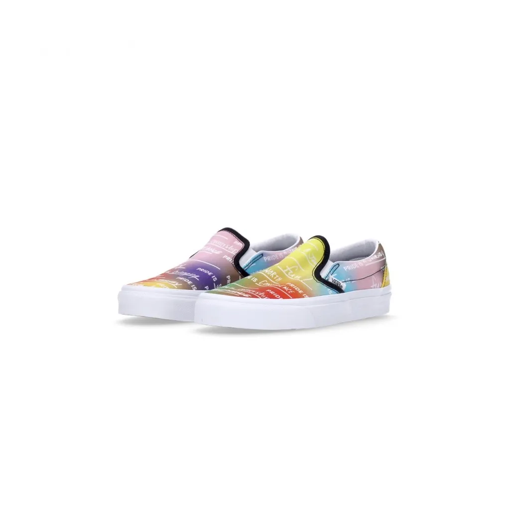 scarpa bassa uomo classic slip on pride RAINBOW/TRUE WHITE
