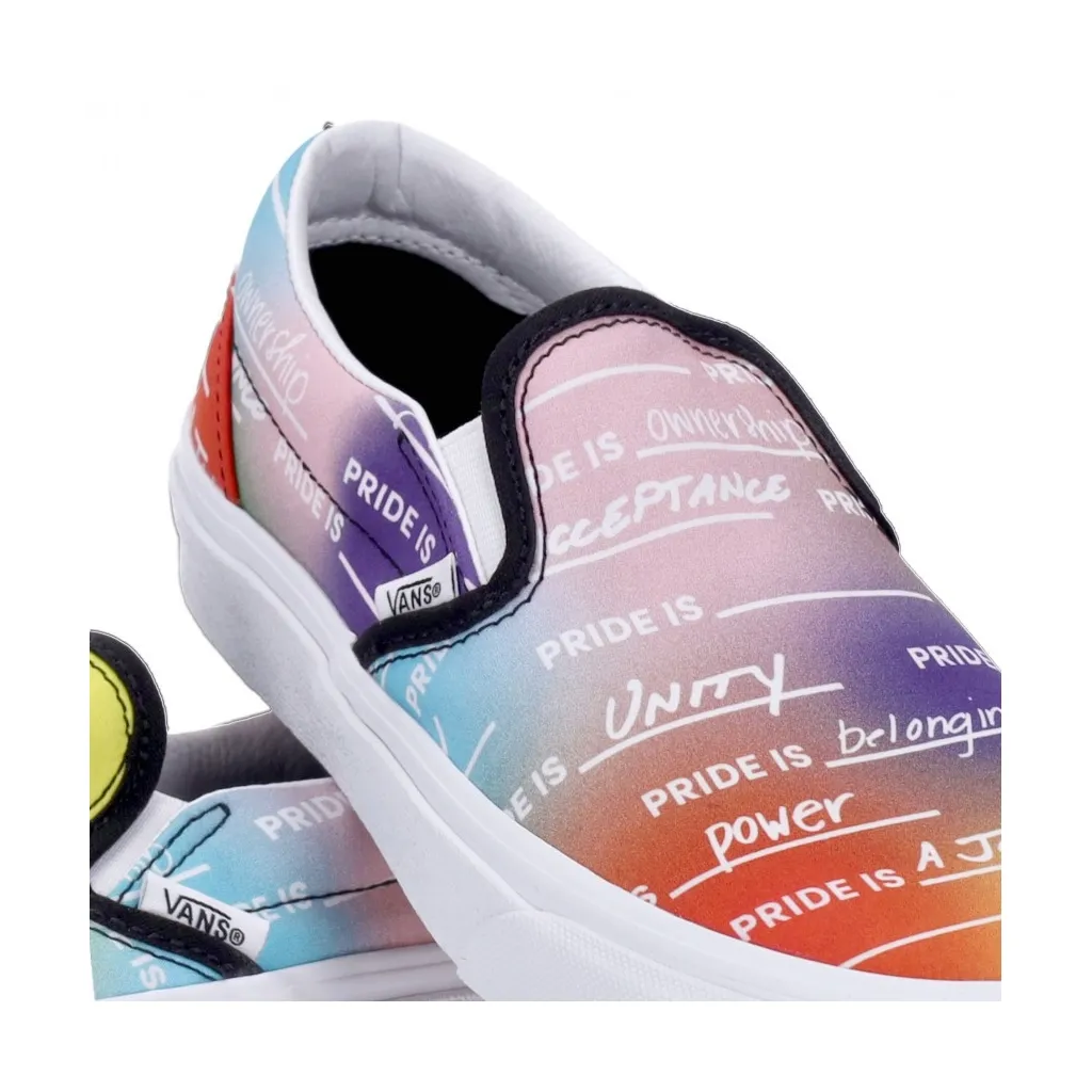 scarpa bassa uomo classic slip on pride RAINBOW/TRUE WHITE