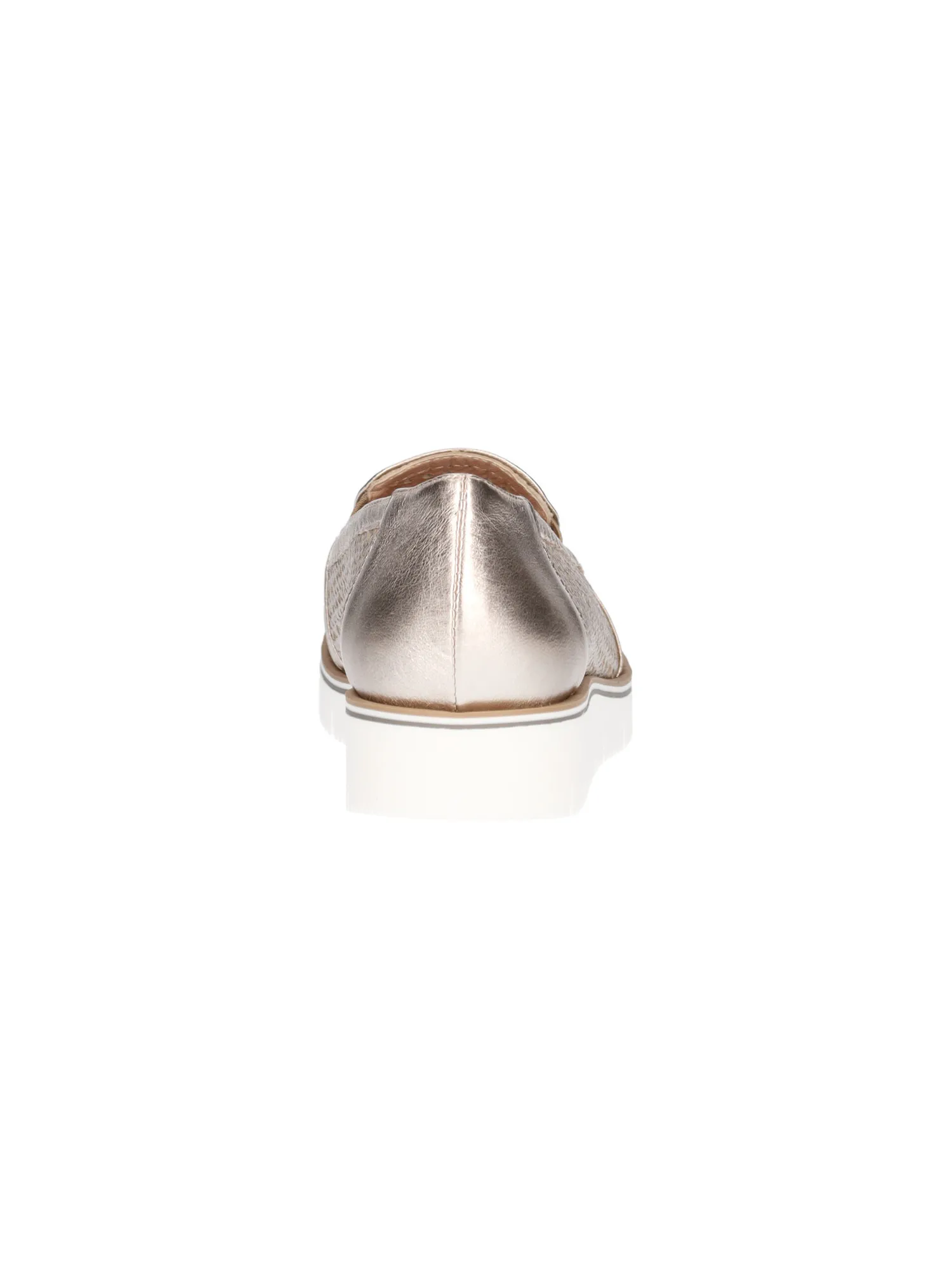 Scarpa slip on Confort da donna platino