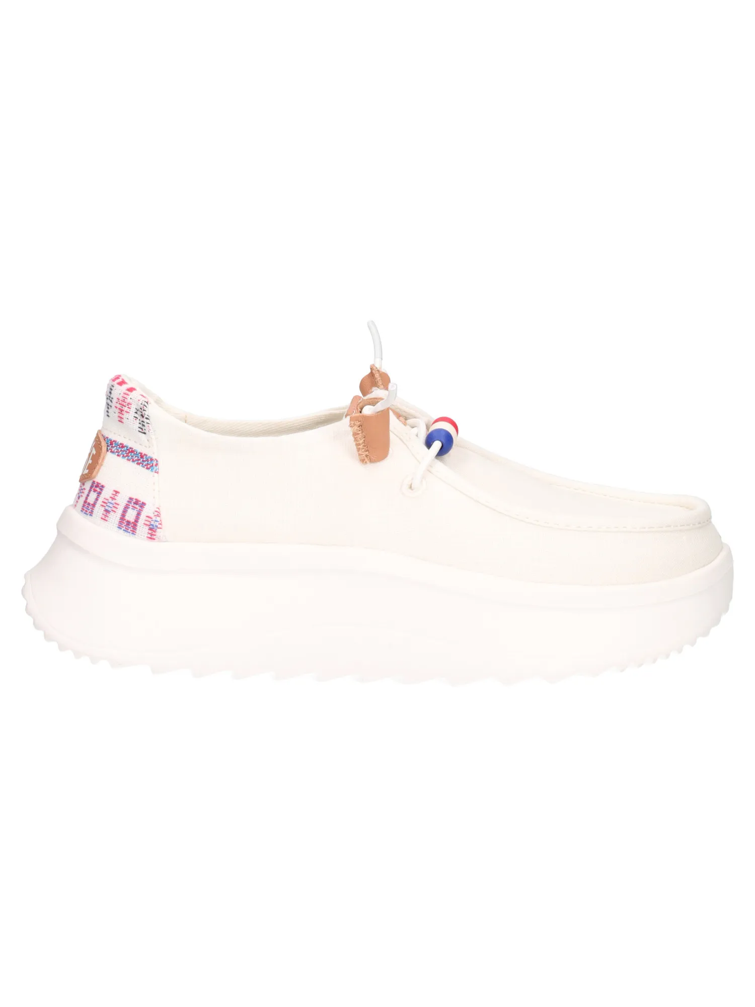 Scarpa slip on platform Hey Dude Wendy Peak da donna bianca