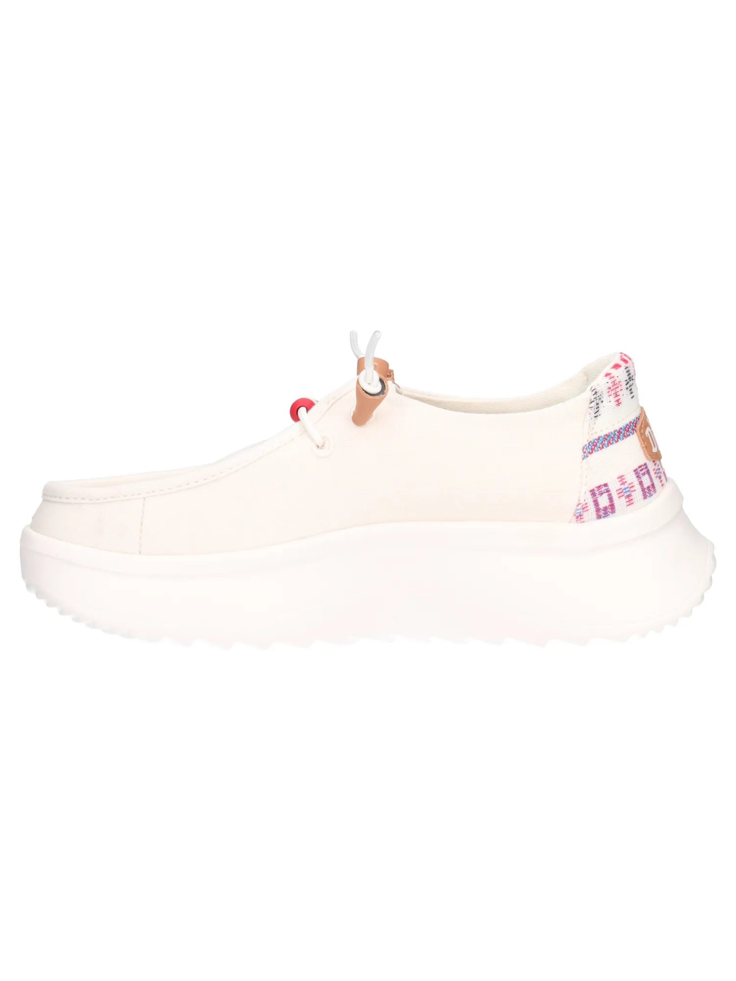 Scarpa slip on platform Hey Dude Wendy Peak da donna bianca