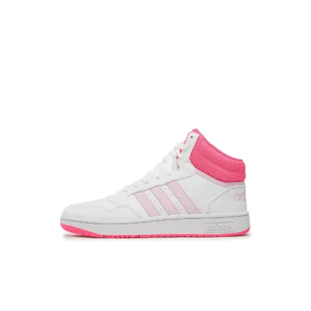 Scarpe Adidas Hoops 3.0 Mid K IG8458 WHT Bianco