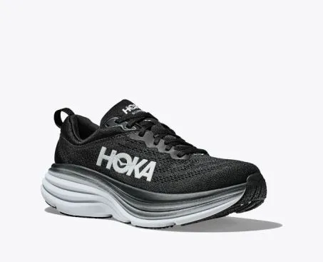 Scarpe Hoka One One M Bondi 8 1123202 BWHT Nero Bianco