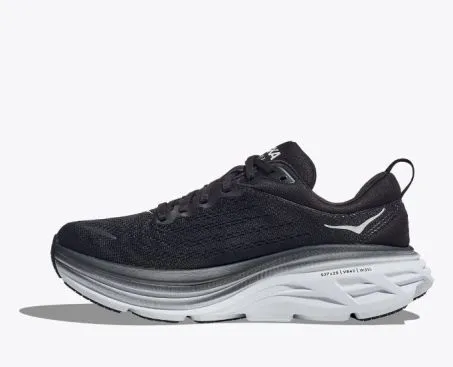 Scarpe Hoka One One M Bondi 8 1123202 BWHT Nero Bianco