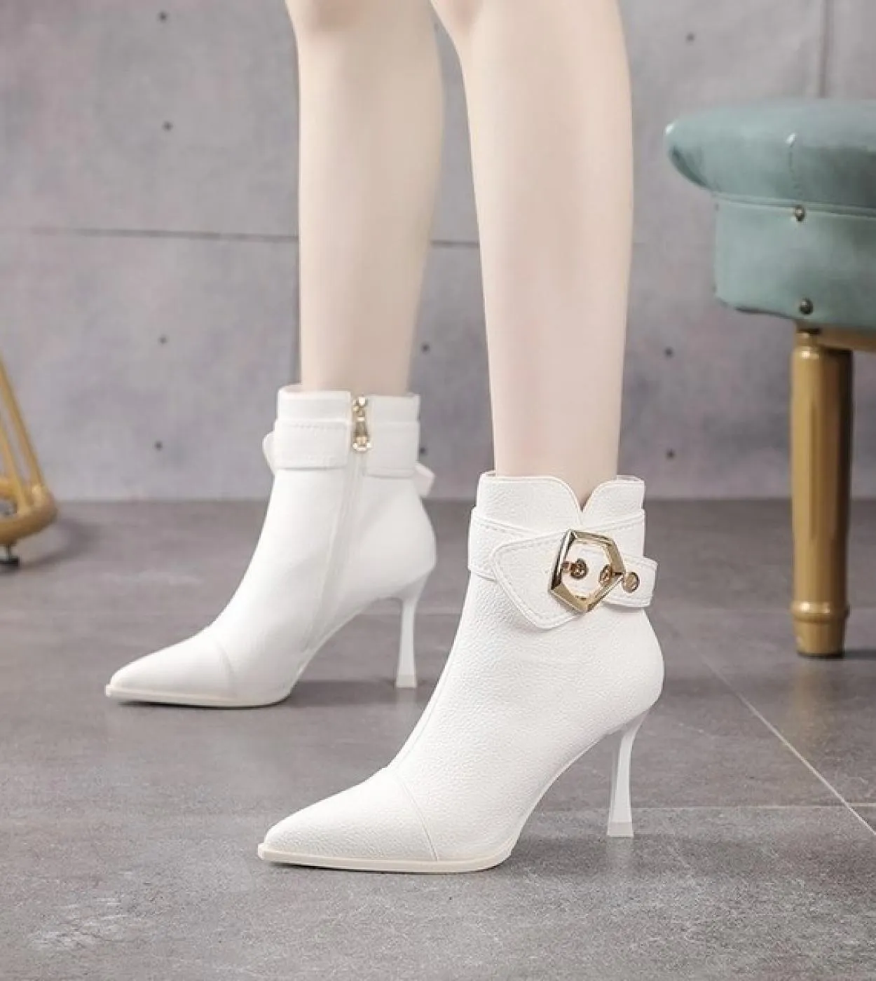 Scarpe invernali da donna 2022 Stivaletti da donna Stivali vintage casual Moda Cena Tacchi alti Stivali Tacchi alti
