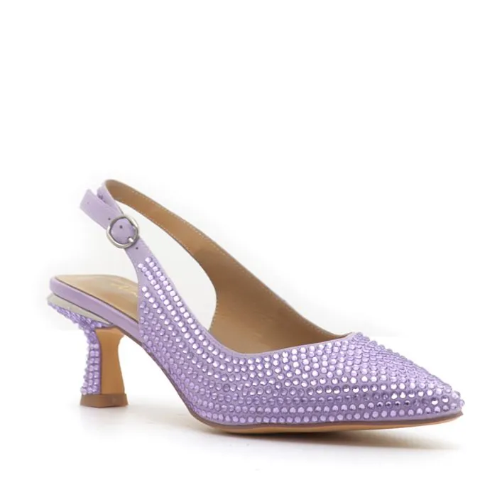 SCARPE SATIN LILAC