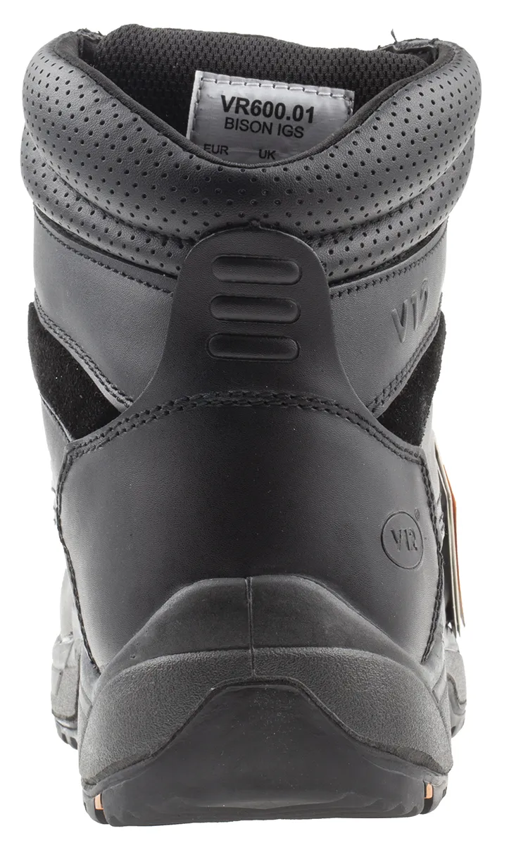 Scarponcini antinfortunistici S3 V12 Footwear tg. 44, col. Nero, resistenti all'acqua, con puntale di sicurezza