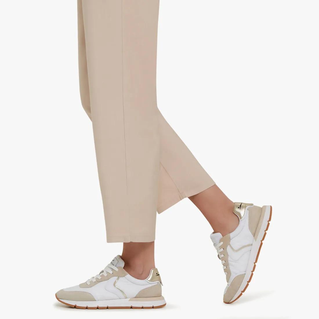 Sneaker da donna Voile Blanche Storm 015 beige e bianco