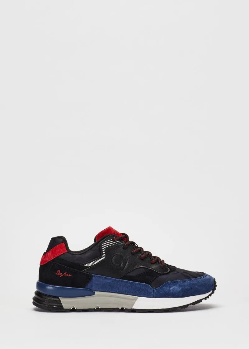 Sneaker in suede multicolor