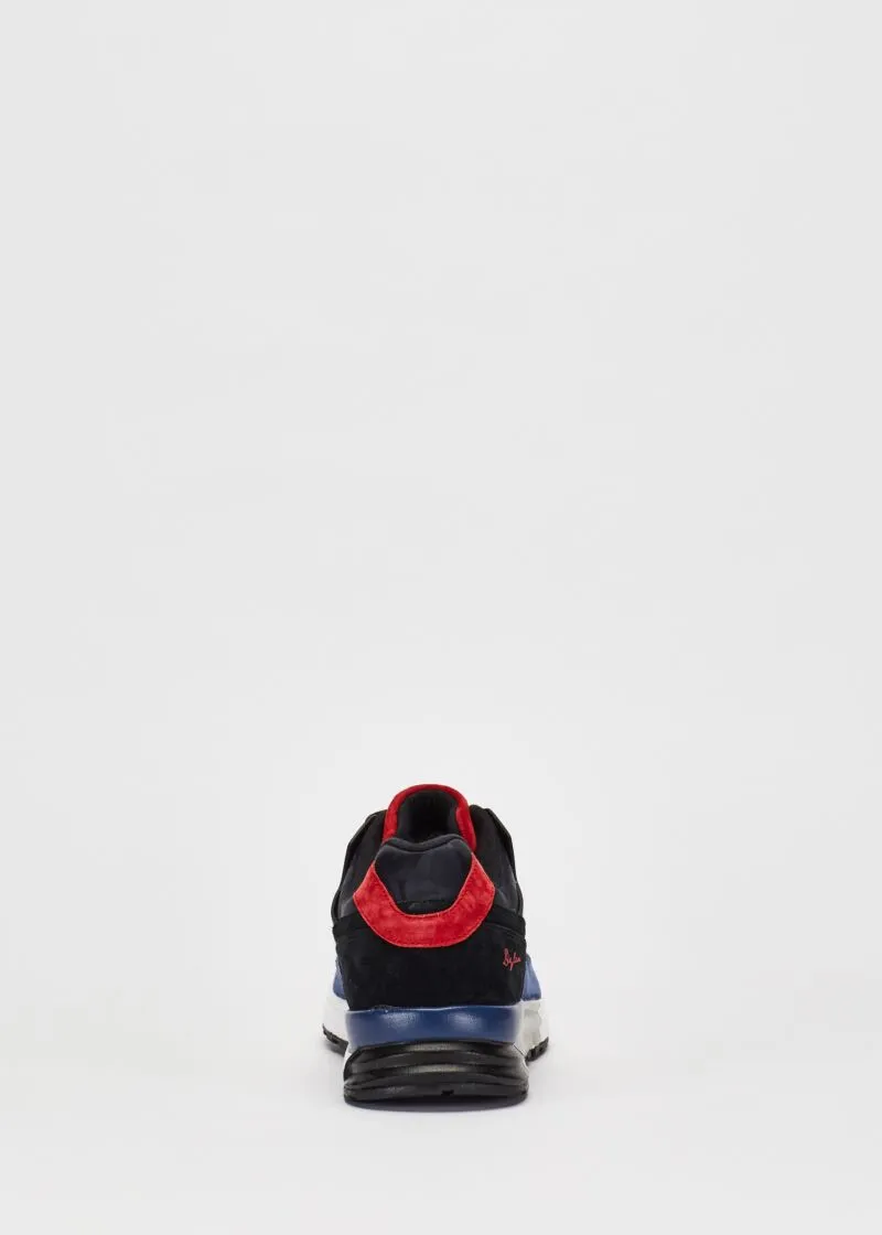 Sneaker in suede multicolor