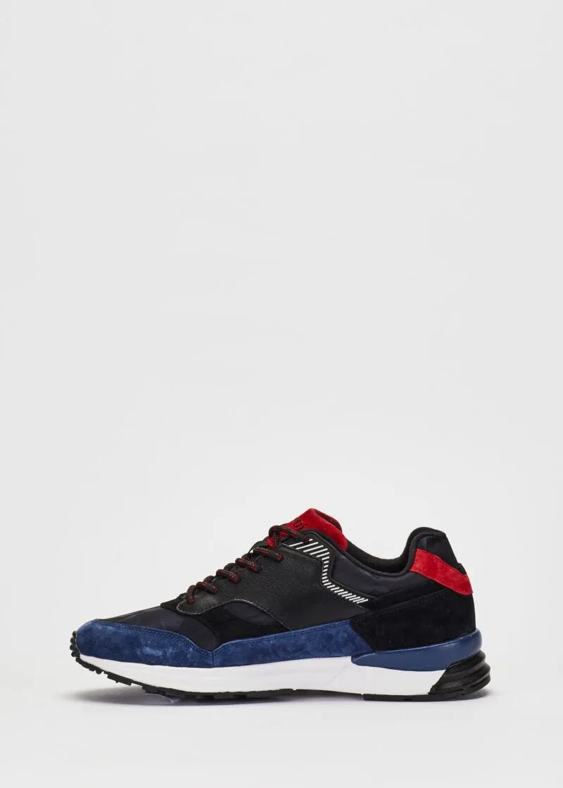 Sneaker in suede multicolor