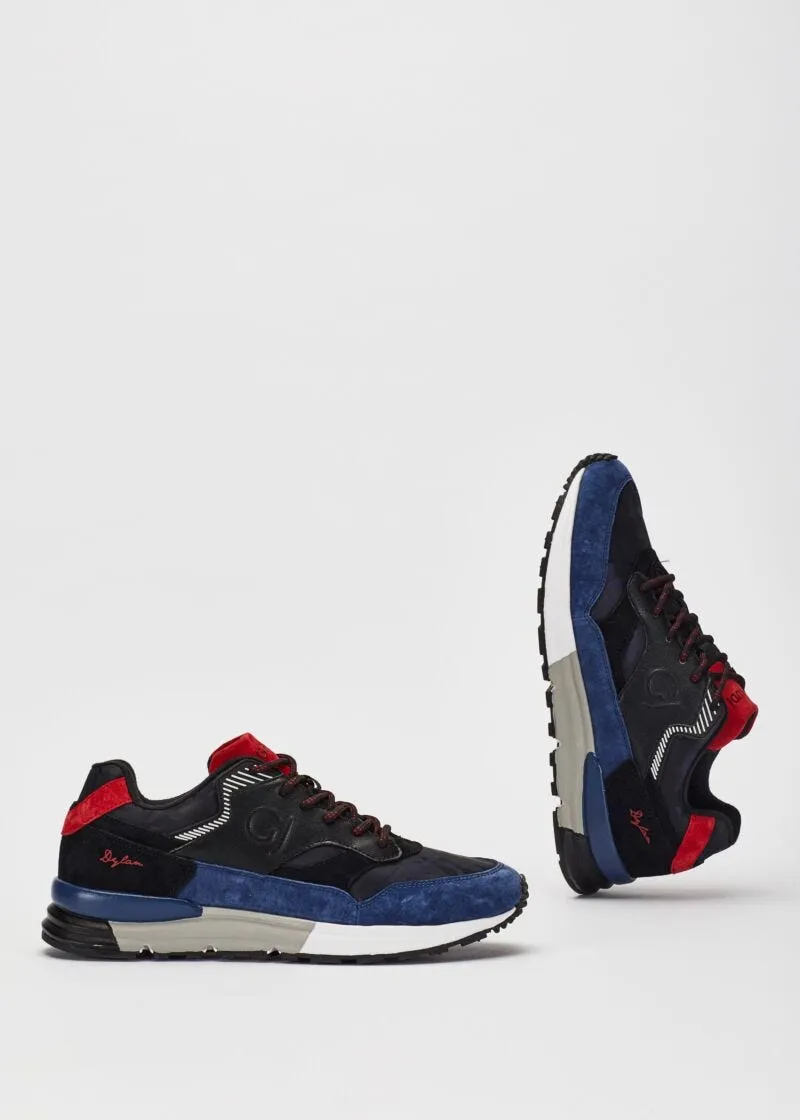 Sneaker in suede multicolor