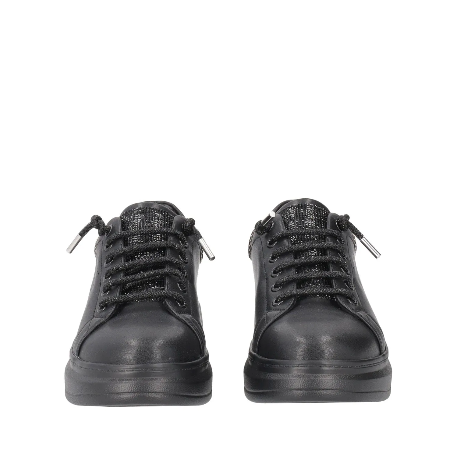     SNEAKER JULIETTE CON STRASS COLORE NERO  