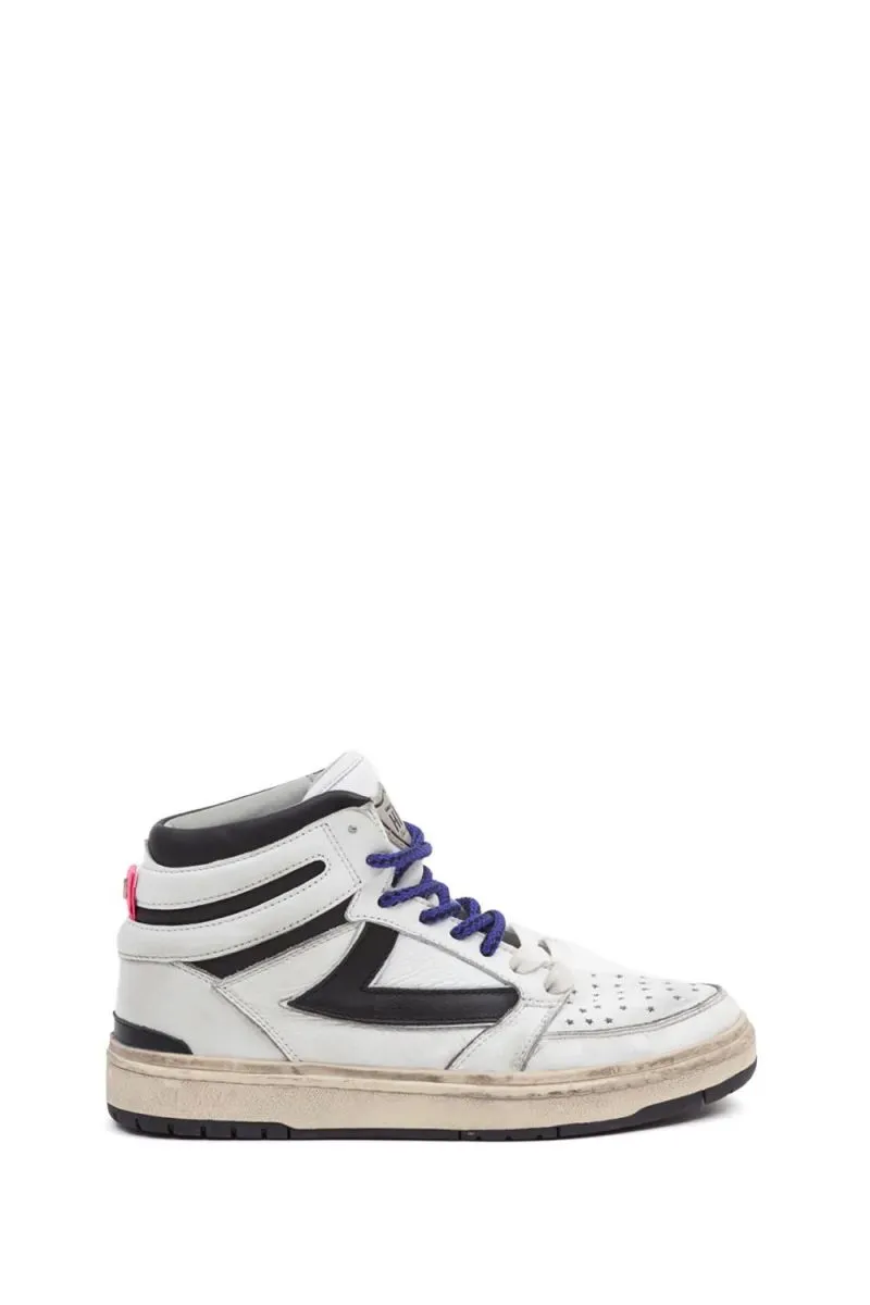 SNEAKERS Donna HTC LOS ANGELES STARLIGHT HIGH W-WB WHITE/BLACK