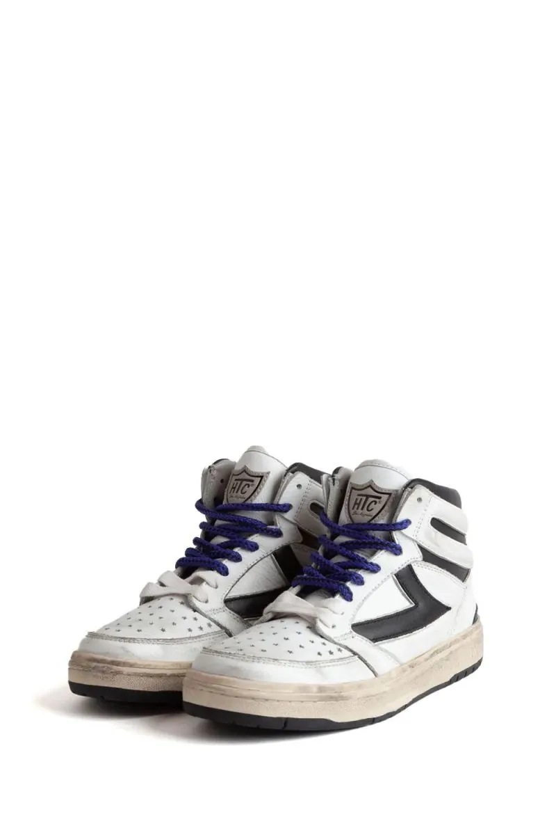 SNEAKERS Donna HTC LOS ANGELES STARLIGHT HIGH W-WB WHITE/BLACK