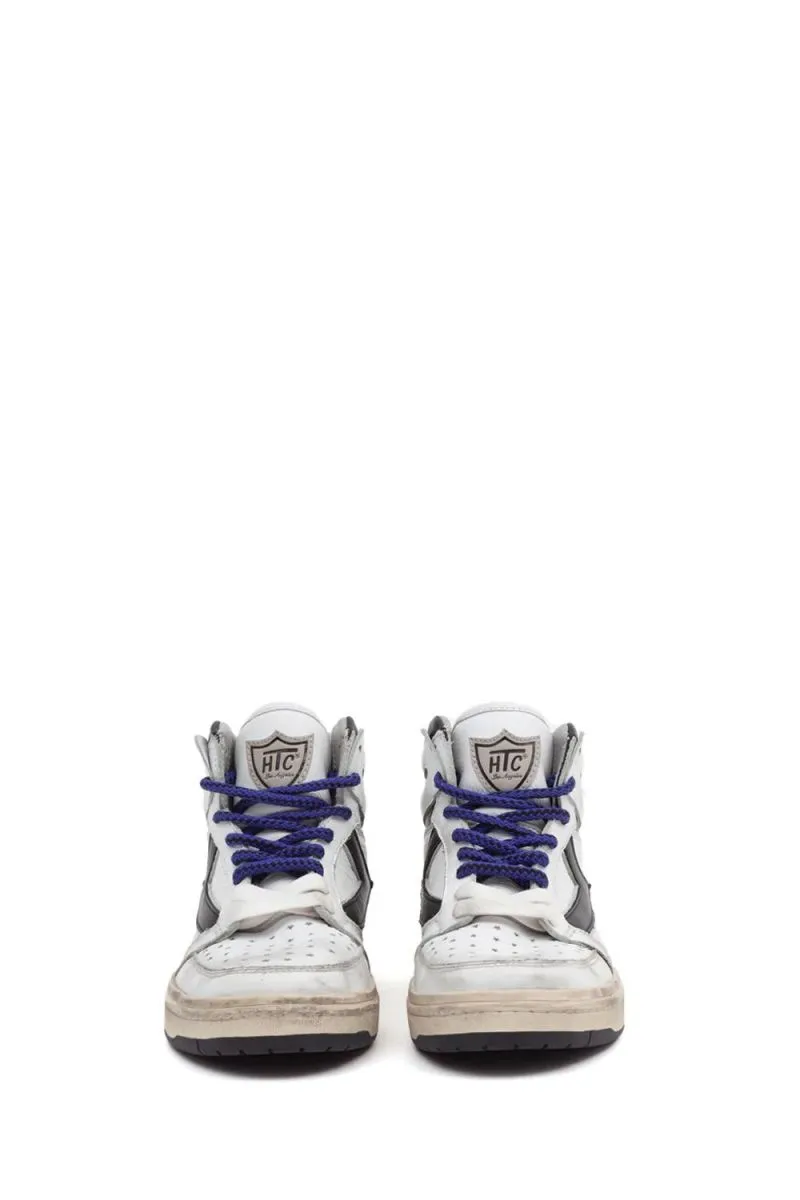 SNEAKERS Donna HTC LOS ANGELES STARLIGHT HIGH W-WB WHITE/BLACK
