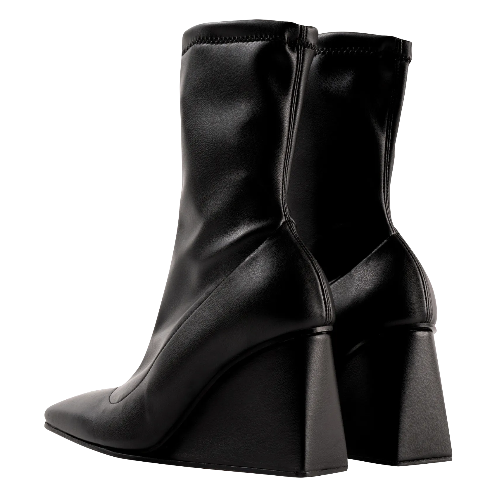  SOULIER MARTINEZ   HANNA - Stivali con zeppa effetto pelle | Nero