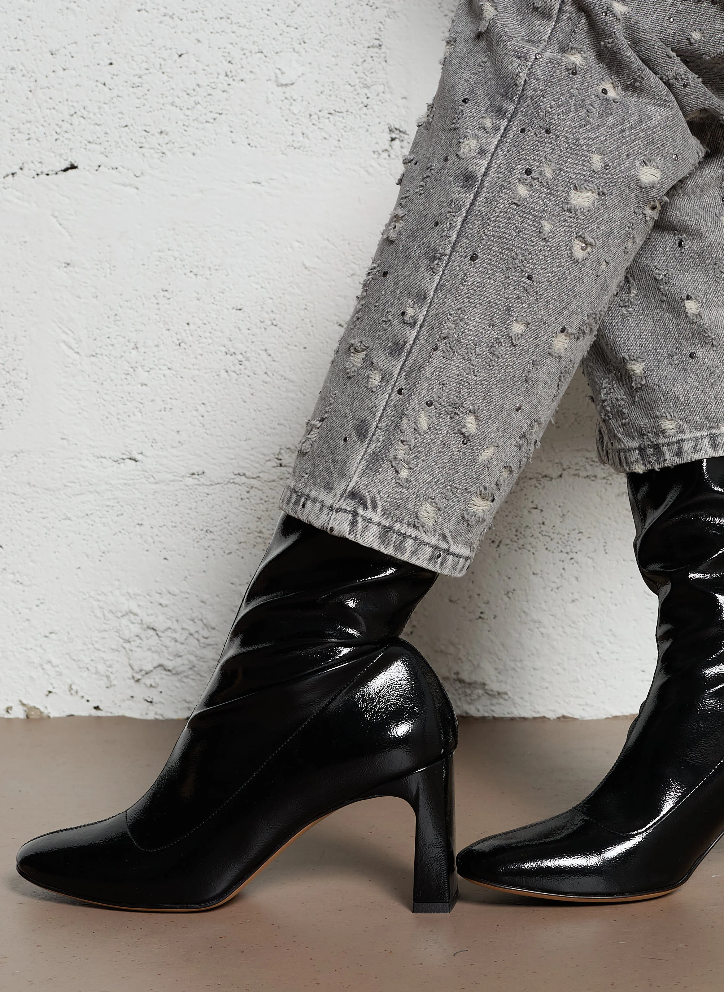 SOULIER MARTINEZ   RUTH - Stivali lucidi | Nero