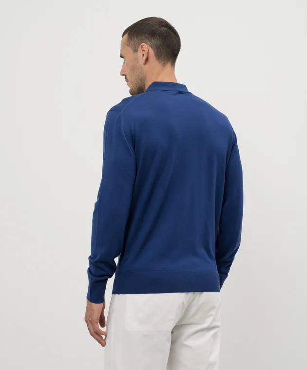 Stefano Ricci Polo blu con logo K303071P30F24345