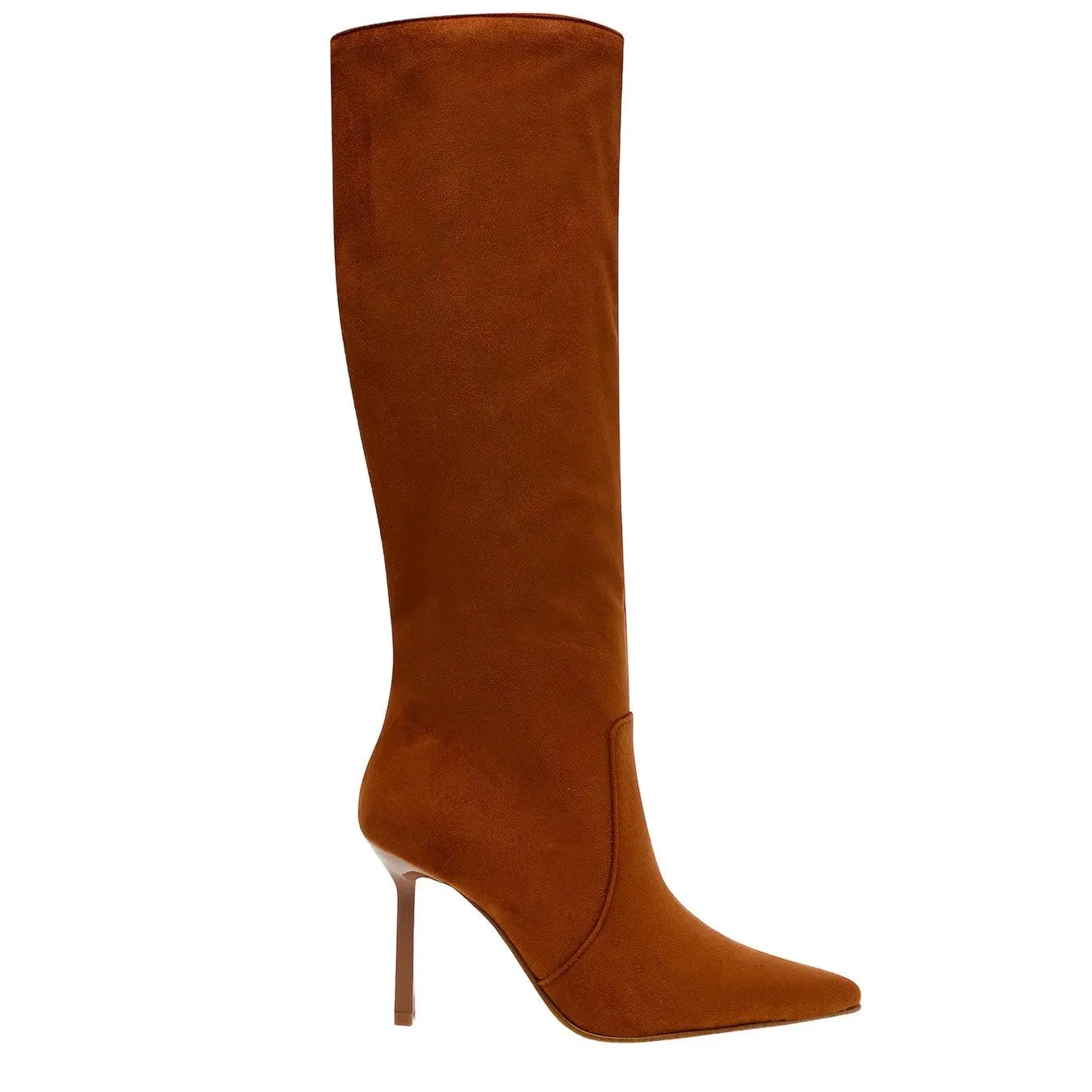 Steve Madden Scarpe Intruder Donna, Stivale Alto, Scamosciato, Marrone