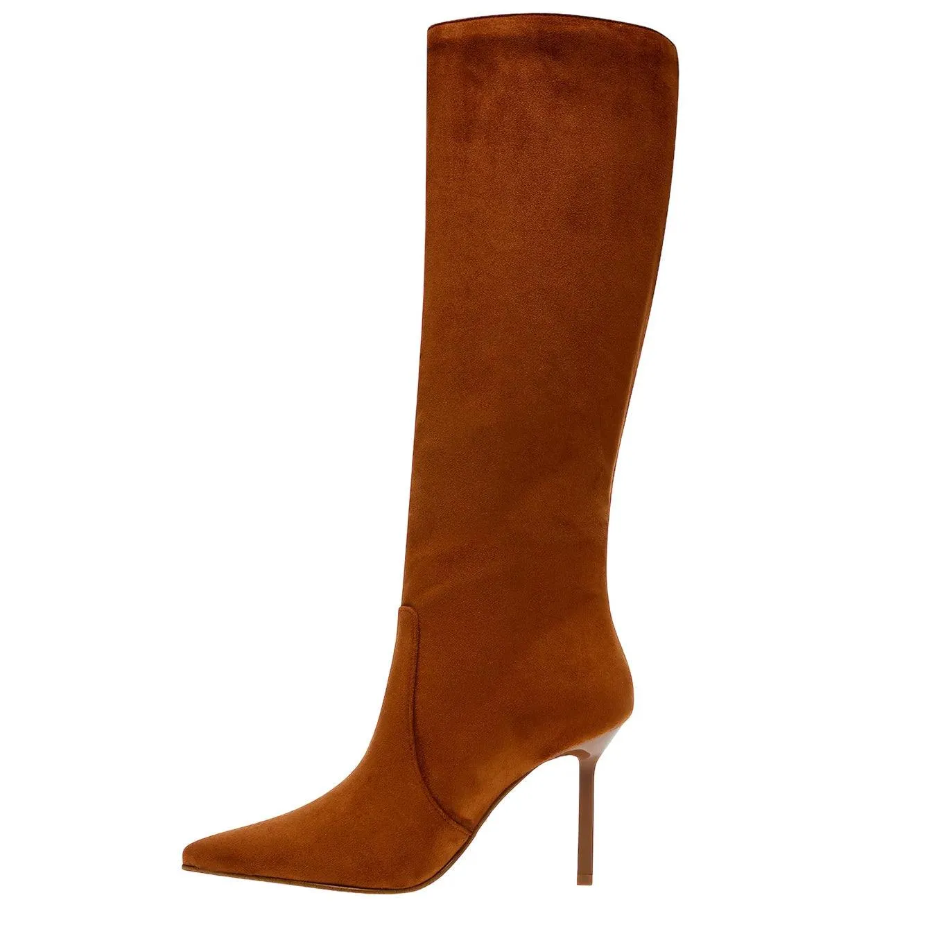 Steve Madden Scarpe Intruder Donna, Stivale Alto, Scamosciato, Marrone