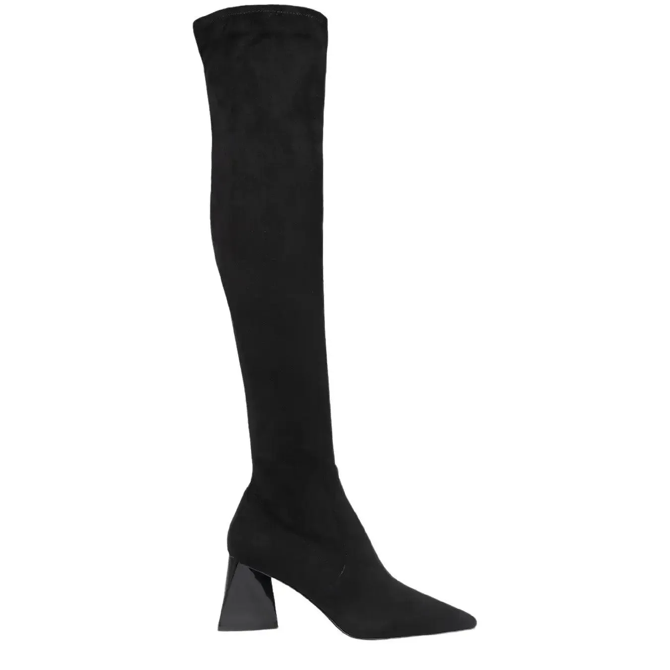 Steve Madden Stivale Evermore Donna, Tessuto Ecologico, Nero
