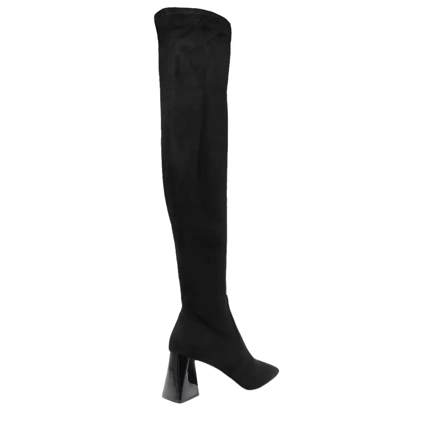 Steve Madden Stivale Evermore Donna, Tessuto Ecologico, Nero