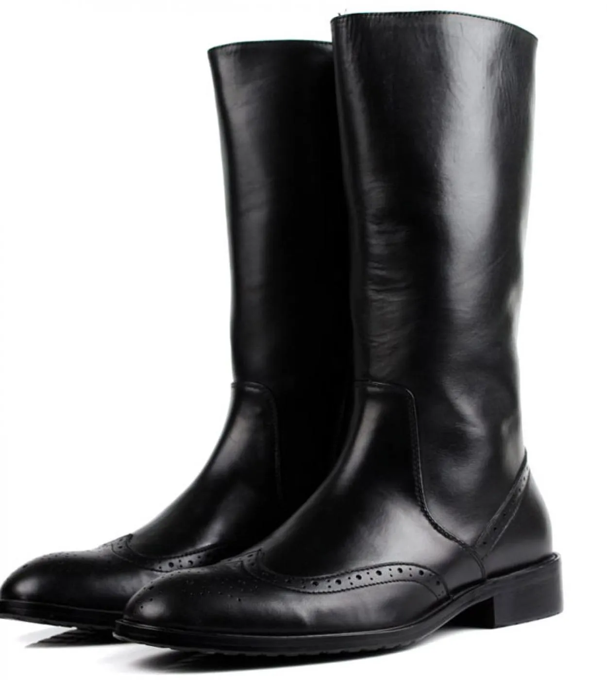 Stivali con plateau Scarpe Chelsea Long Botines Stivali da uomo 2023 Stivali con plateau da uomo