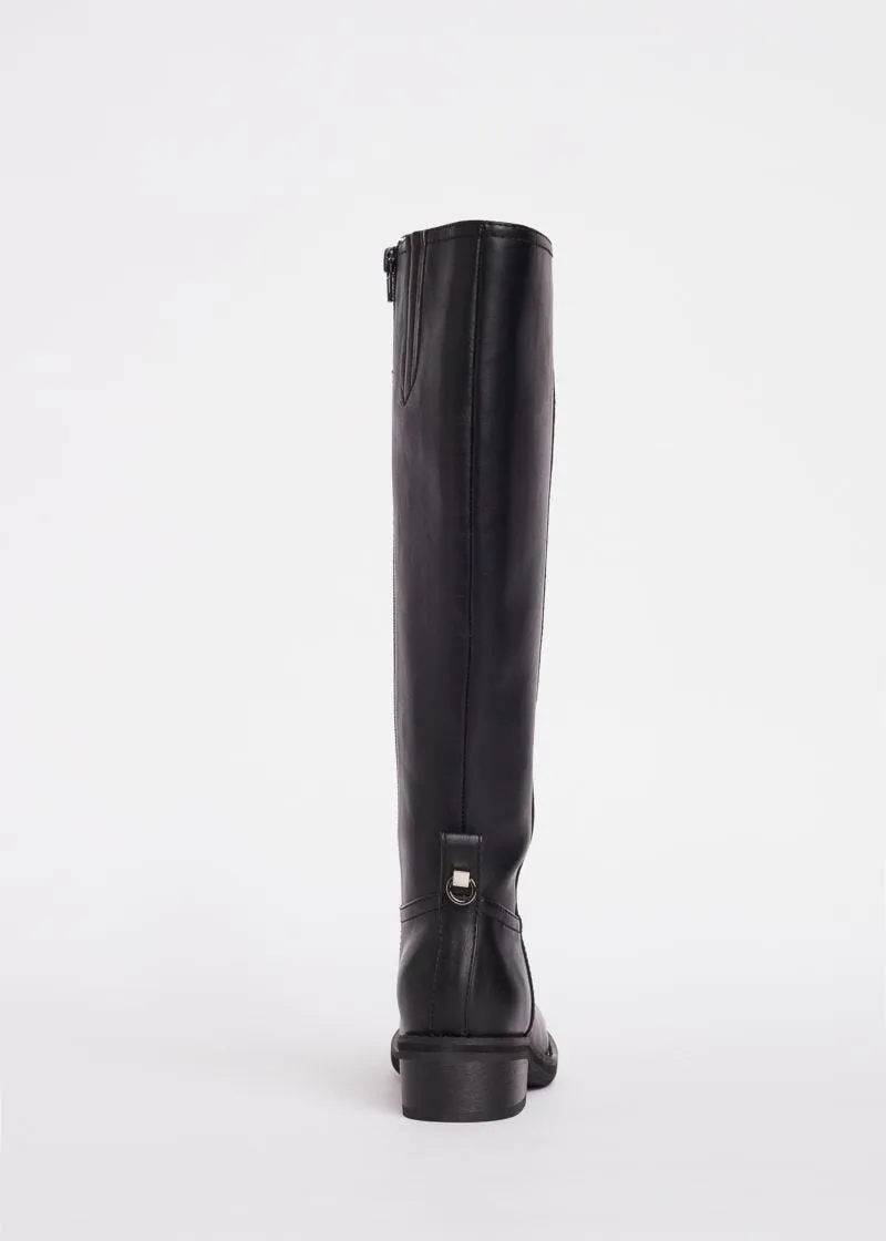 Stivali in ecopelle con zip