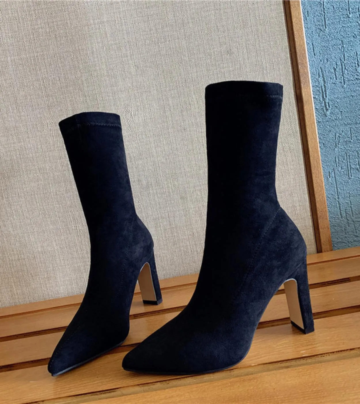 Stivali invernali da donna 2022 Scarpe con tacco alto Scarpe invernali da donna 2022 Stivaletti Stivali da donna