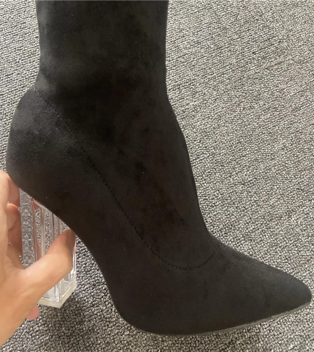 Stivali invernali da donna 2022 Scarpe con tacco alto Scarpe invernali da donna 2022 Stivaletti Stivali da donna