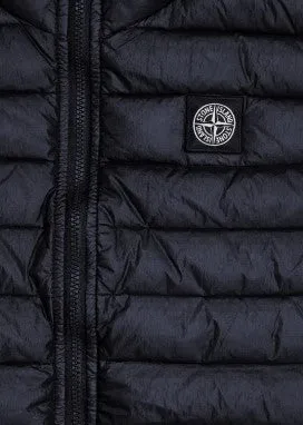 Stone Island Giubbino Trapuntato 7816G0131 Smanicato Con Logo Da Bambino