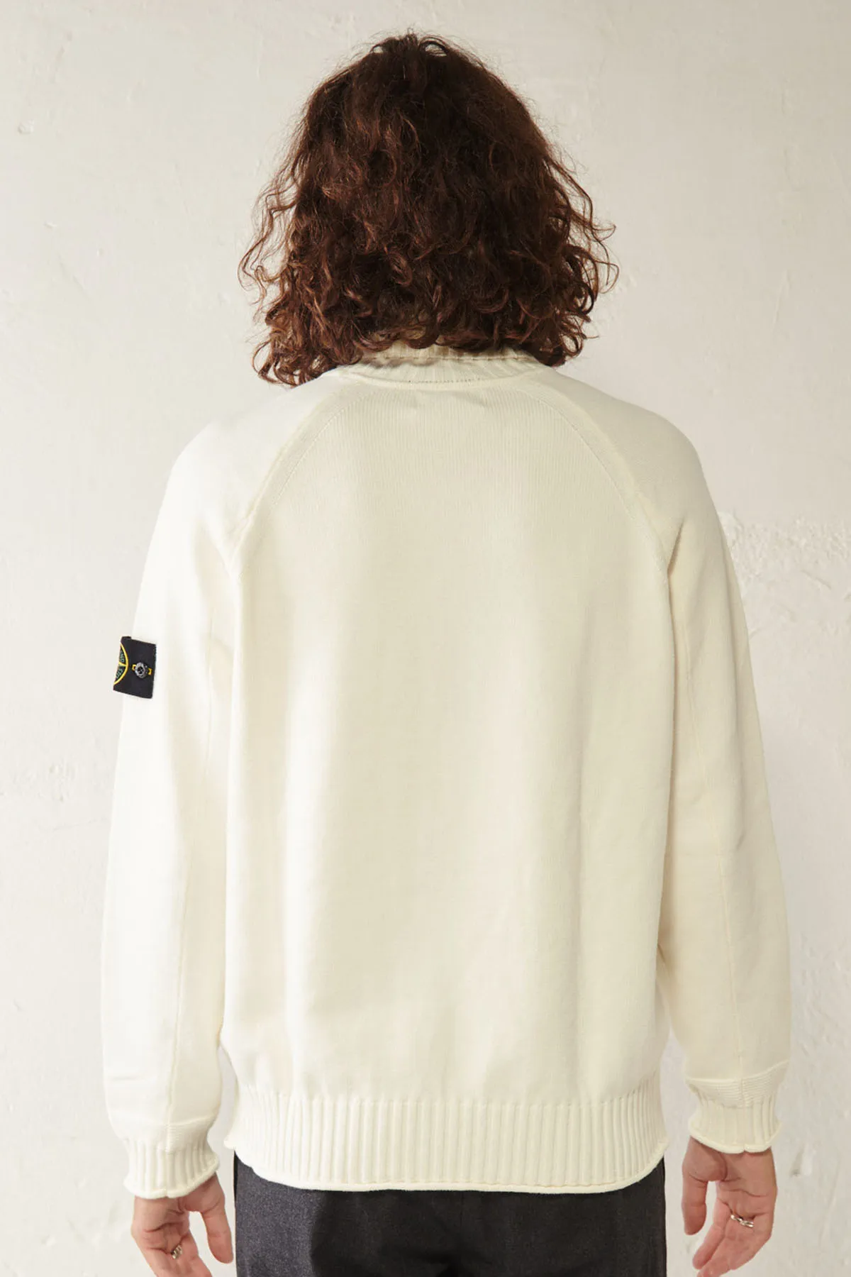 STONE ISLAND Maglia a collo alto in cotone invernale