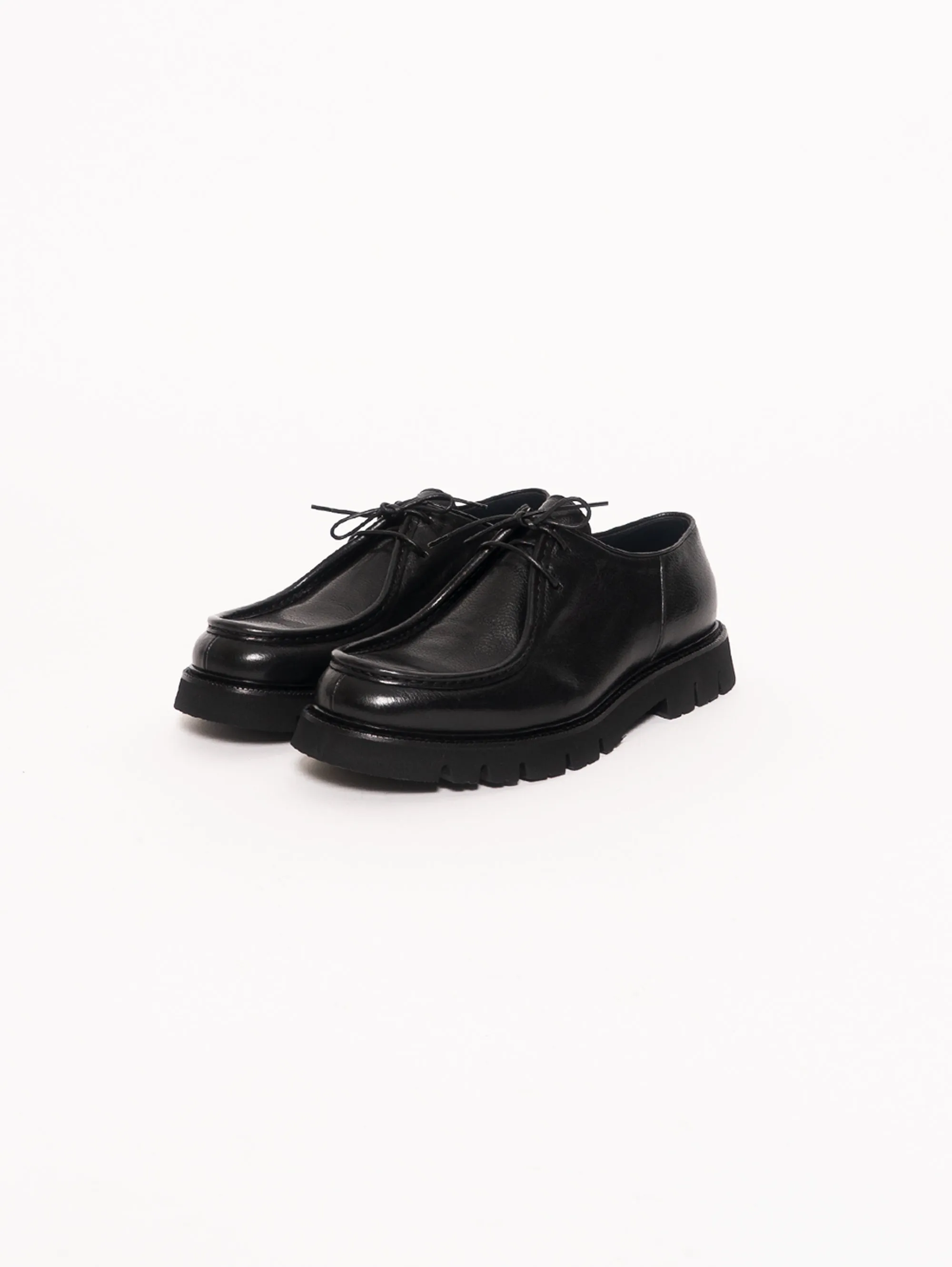Stringata Stile Paraboot - Nero