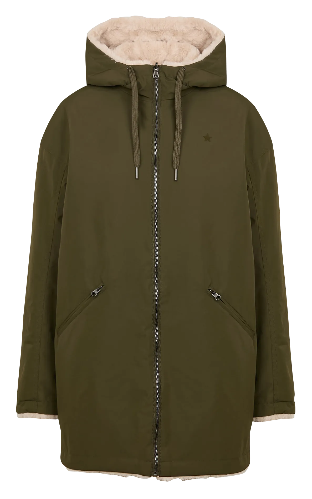  SUD EXPRESS   VOELLA - Cappotto con cappuccio | Verde