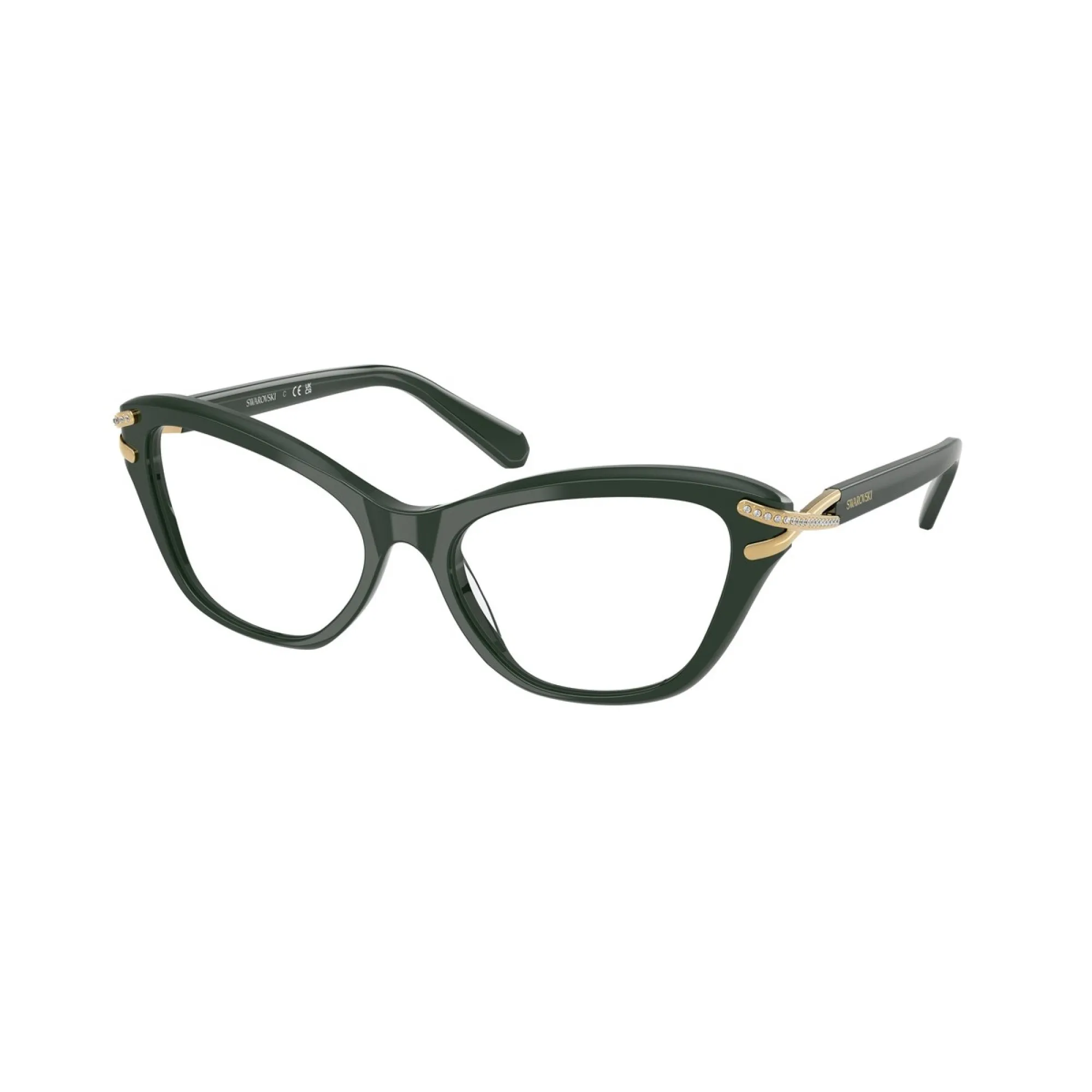   Swarovski SK 2031 - 1026 Verde Scuro | Occhiale Da Vista Donna 