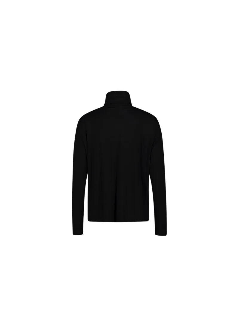T-shirt a collo alto con stampa