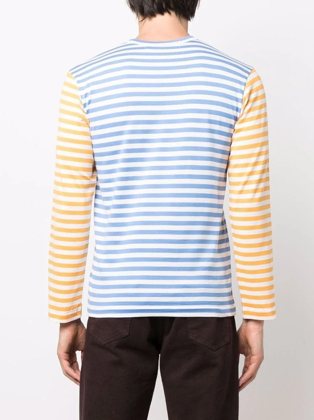 t-shirt manica lunga a righe