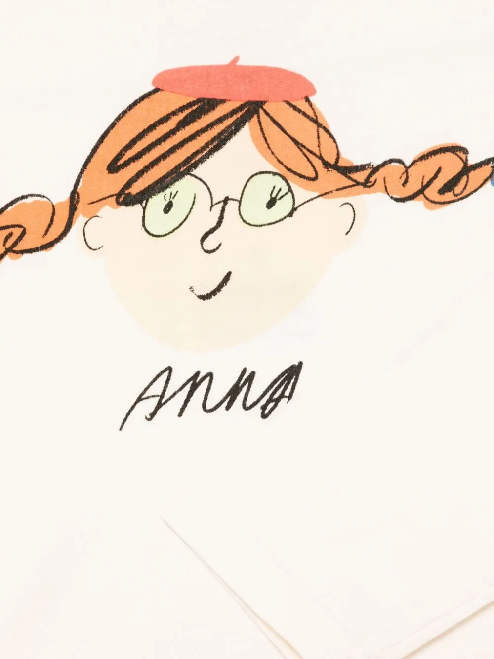 T-shirt per bambina JELLYMALLOW Anna bianco con stampa sul davanti