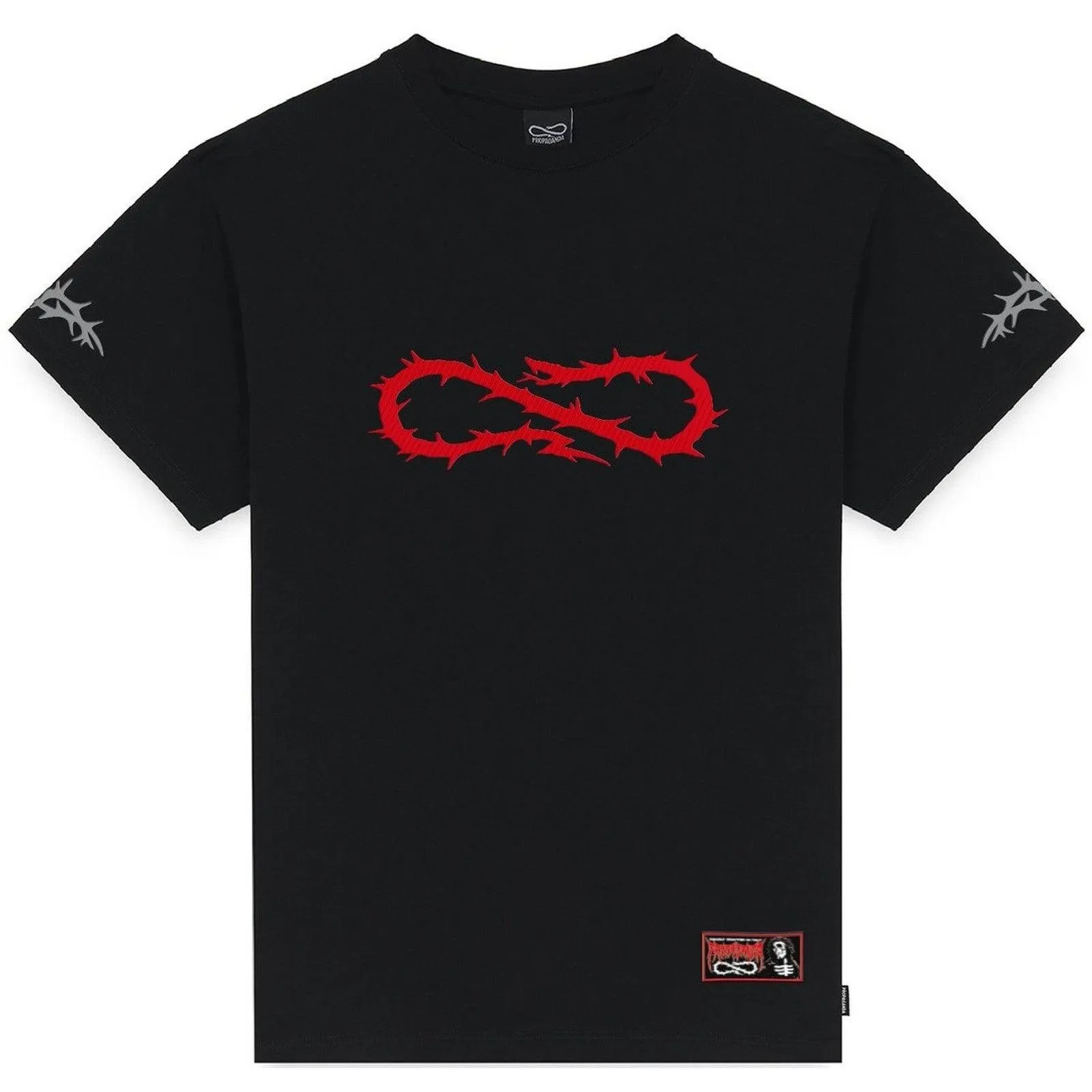 T-shirt Uomo Propaganda - T-Shirt M/M Logo Crown - Nero
