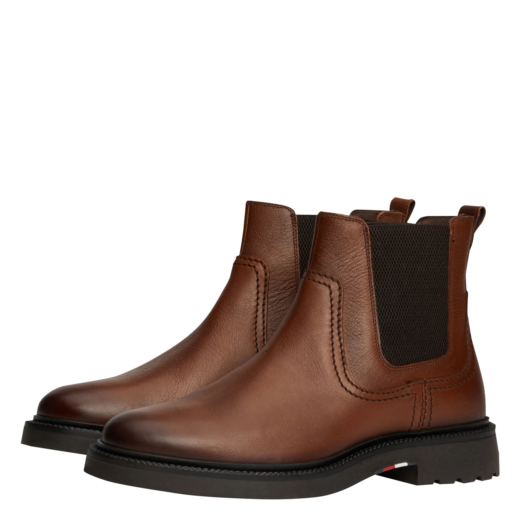  TOMMY HILFIGER   Stivali in pelle | Marrone