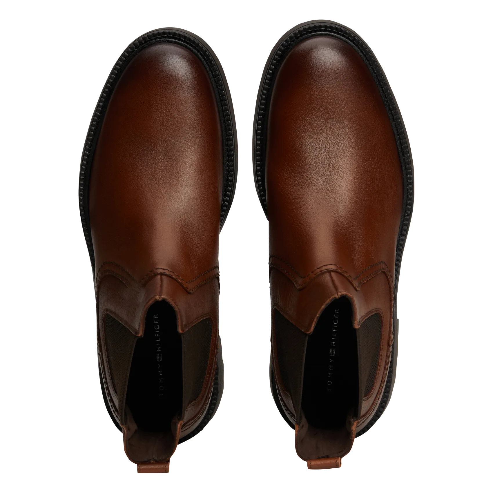  TOMMY HILFIGER   Stivali in pelle | Marrone