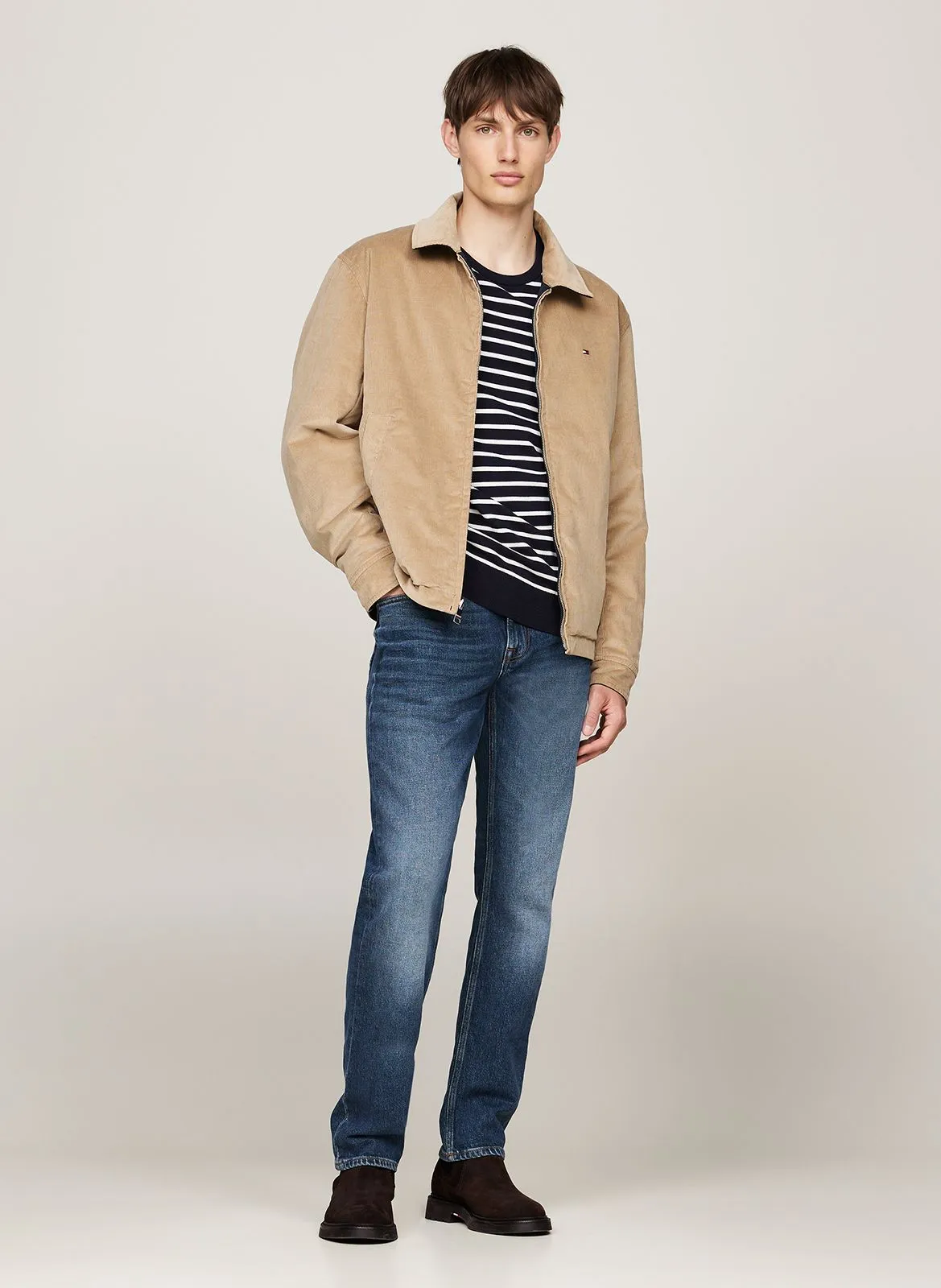  TOMMY HILFIGER   Stivali in pelle scamosciata | Marrone