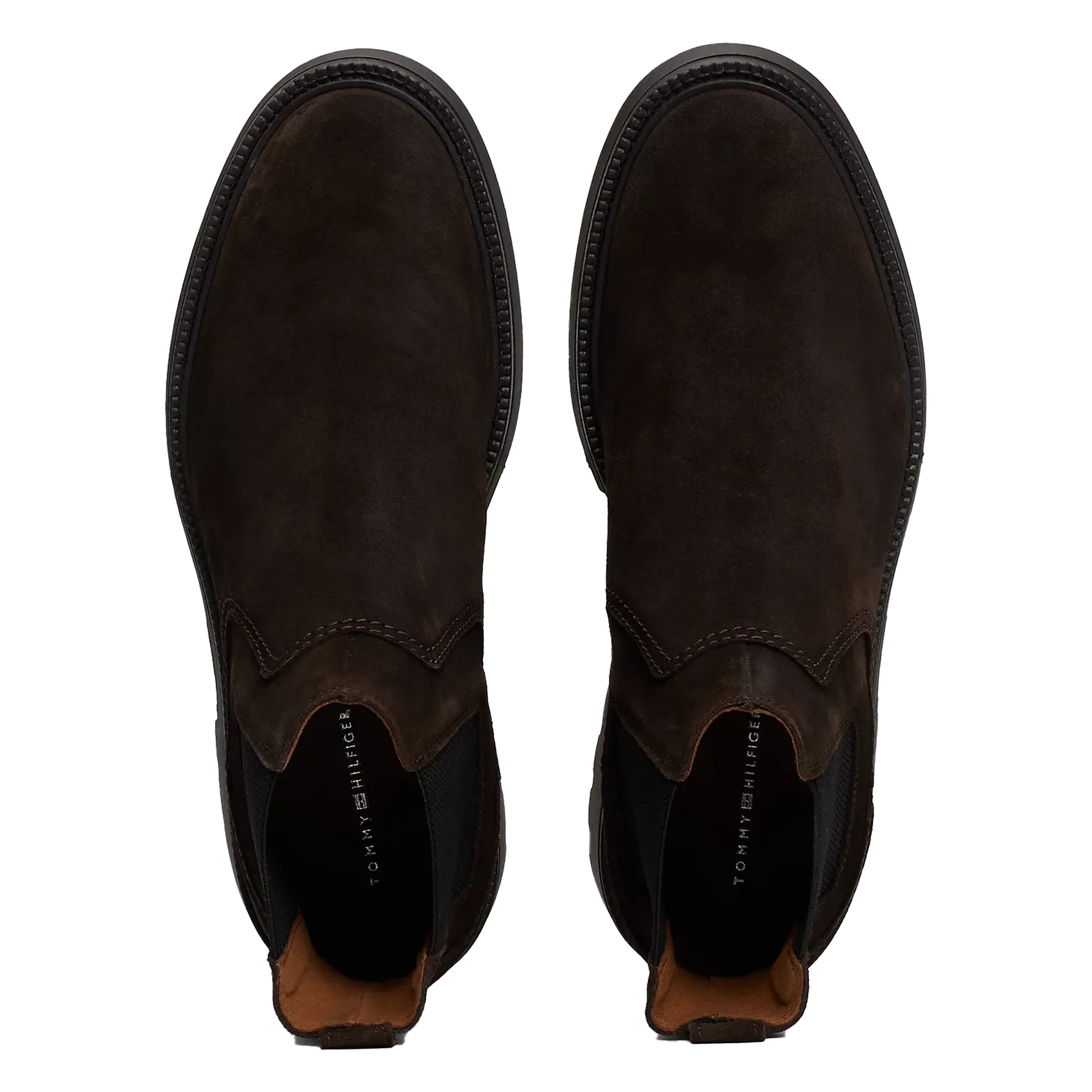 TOMMY HILFIGER   Stivali in pelle scamosciata | Marrone