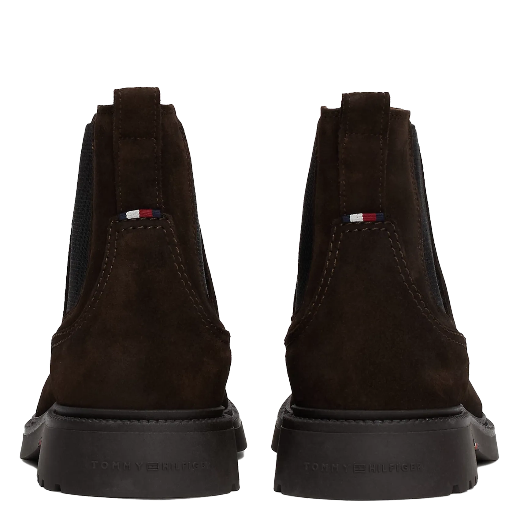  TOMMY HILFIGER   Stivali in pelle scamosciata | Marrone