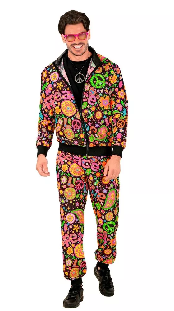 Tuta neon hippie pace unisex