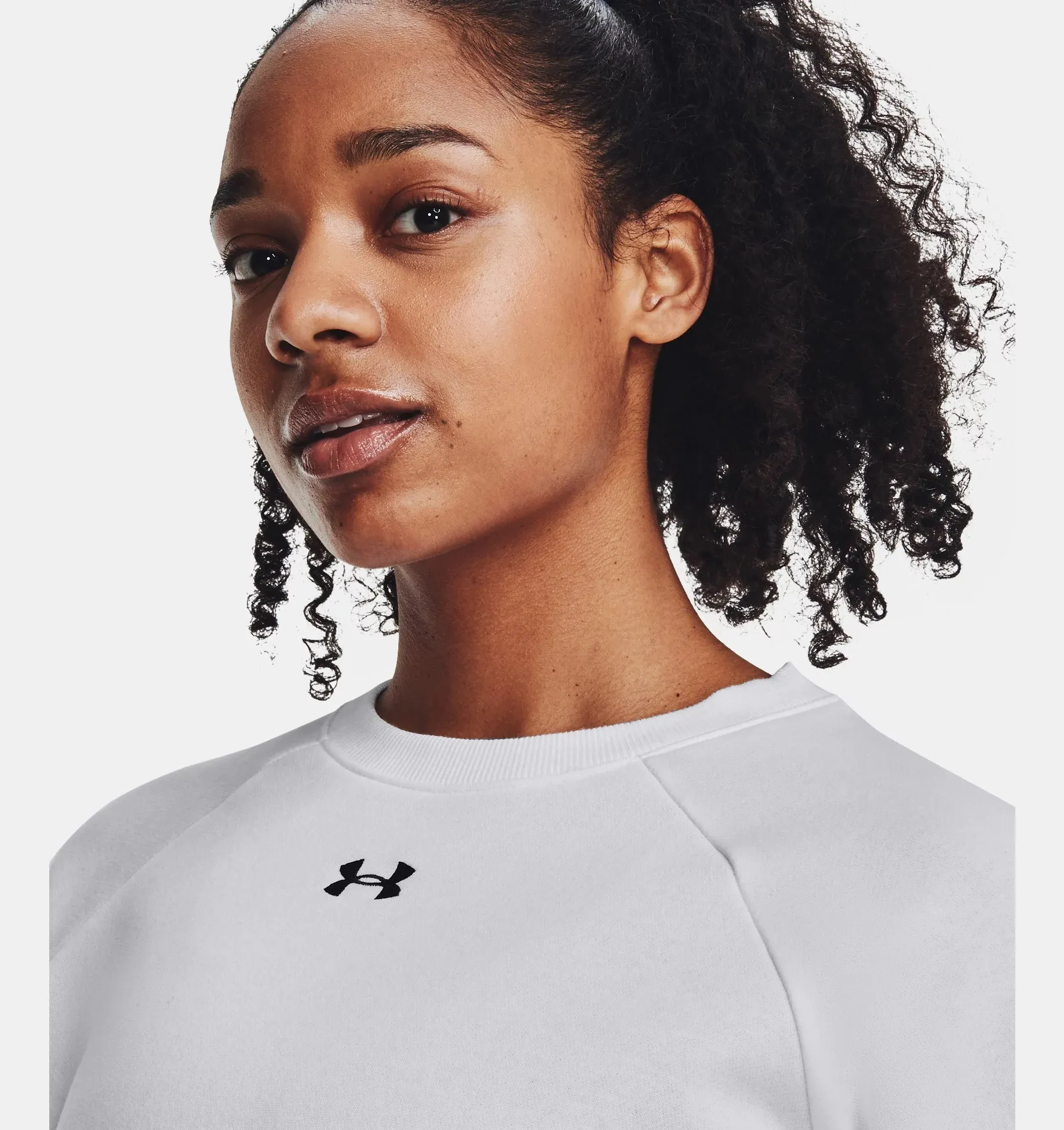 Under Armour Rival Fleece Crew Felpa Donna