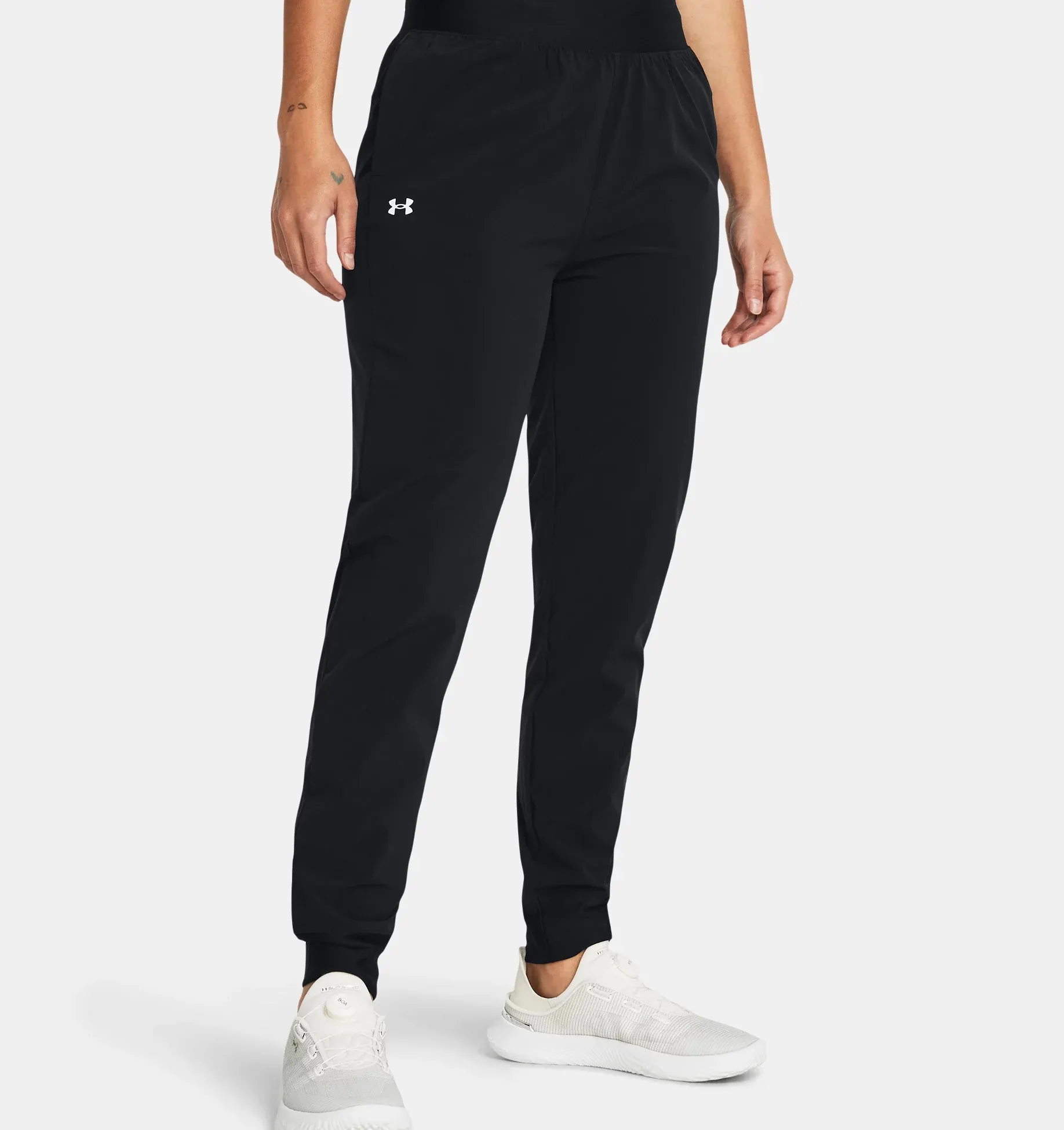 Under Armour Rival Hi Rise Woven Pant Pantalone Donna